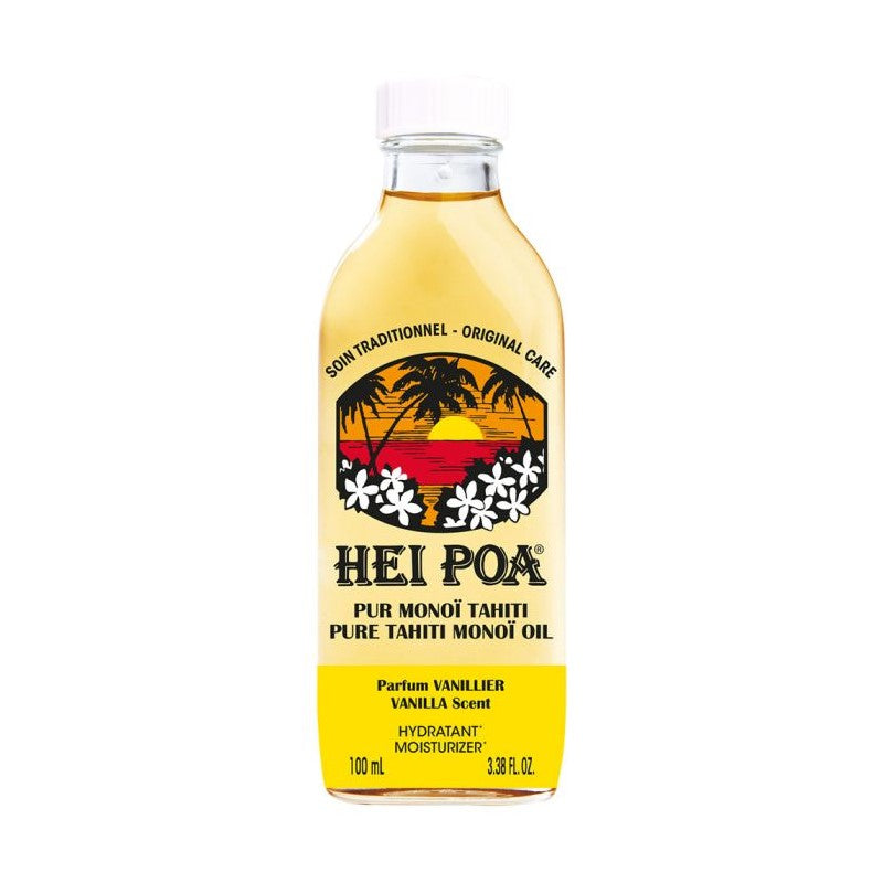 HEI POA PURE TAHITI MONOI OIL VANILLA 100ML - Beauty Bar 