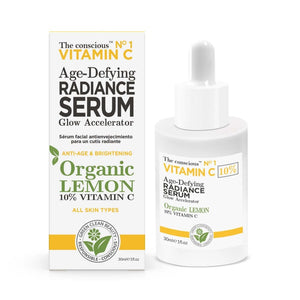 BIOVENE THE CONSCIOUS™ VITAMIN C AGE-DEFYING RADIANCE SERUM ORGANIC LEMON 30ML - Beauty Bar 