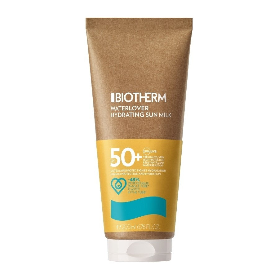 BIOTHERM WATERLOVER HYDRATING SUN MILK SPF 50 200ML - Beauty Bar 