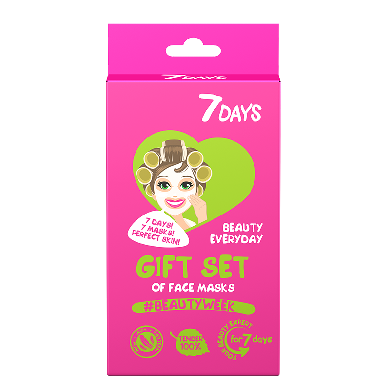 7DAYS GIFT SET OF 7 FACE MASKS - BEAUTY WEEK - Beauty Bar Cyprus