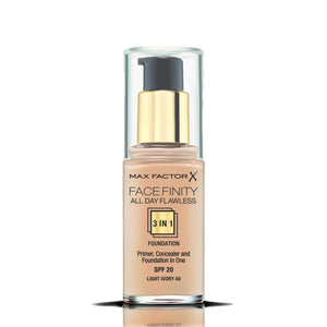 MAX FACTOR FACE FINITY ALL DAY FLAWLESS 3 IN 1 FOUNDATION - AVAILABLE IN A VARIETY OF SHADES - Beauty Bar Cyprus