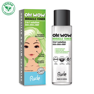 RUDE OH WOW - MIRACLE TONER - Beauty Bar Cyprus