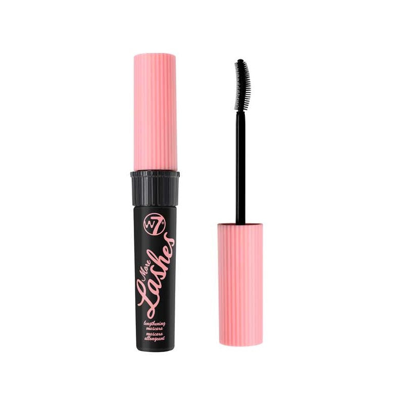 W7 MORE LASHES LENGTHENING BLACKEST BLACK MASCARA 12ML - Beauty Bar 