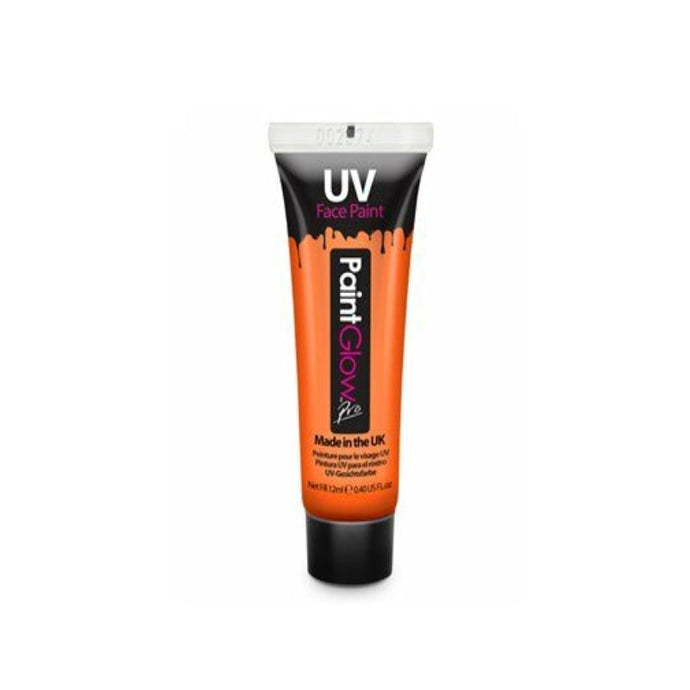 PAINT GLOW - NEON UV MAKEUP ORANGE - Beauty Bar 