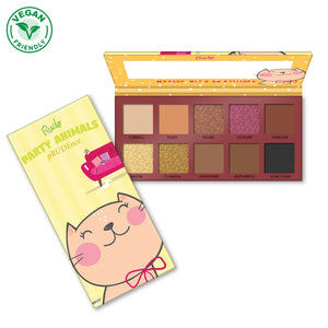 RUDE PARTY ANIMALS 10 EYESHADOW PALETTE - PRUDENCE - Beauty Bar Cyprus