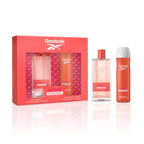 REEBOK MOVE FOR HER EDT 100ML SET 22 - Beauty Bar 