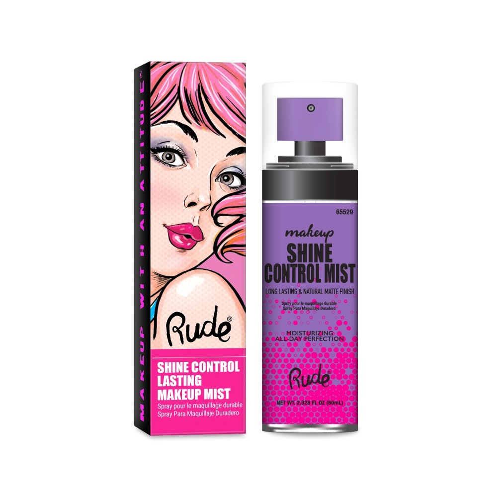 RUDE SHINE CONTROL LASTING MAKEUP MIST - Beauty Bar Cyprus