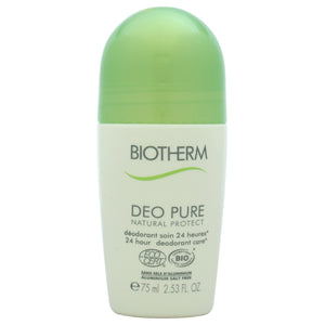 BIOTHERM DEO PURE NATURAL PROTECT  ROLL ON 75ML - Beauty Bar Cyprus