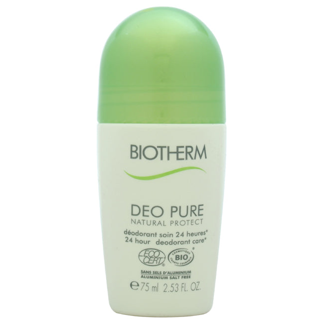 BIOTHERM DEO PURE NATURAL PROTECT  ROLL ON 75ML - Beauty Bar Cyprus