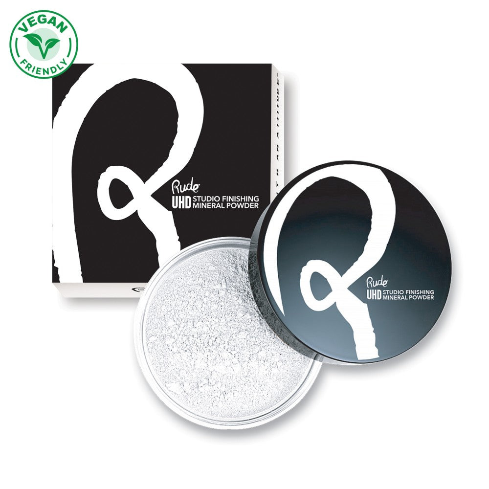 RUDE ULTRA HIGH DEFINITION STUDIO FINISHING MINERAL POWDER - TRANSLUSCENT - Beauty Bar Cyprus