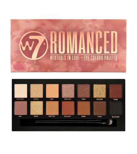 W7 ROMANCED EYE SHADOW PALETTE - Beauty Bar Cyprus